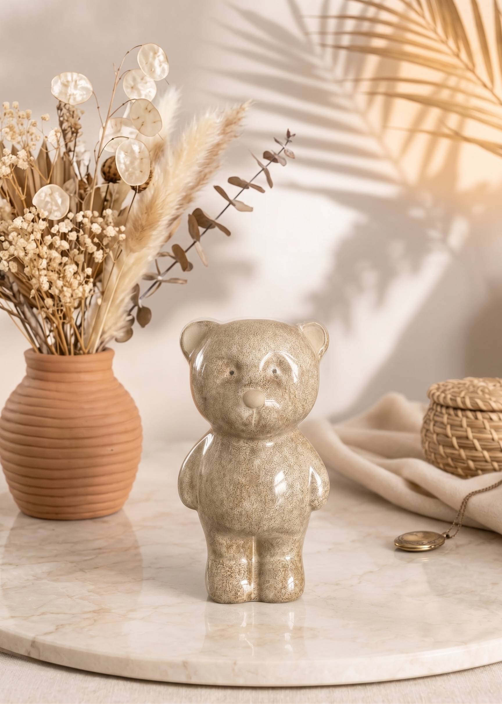 Urn - Teddy beer staand
